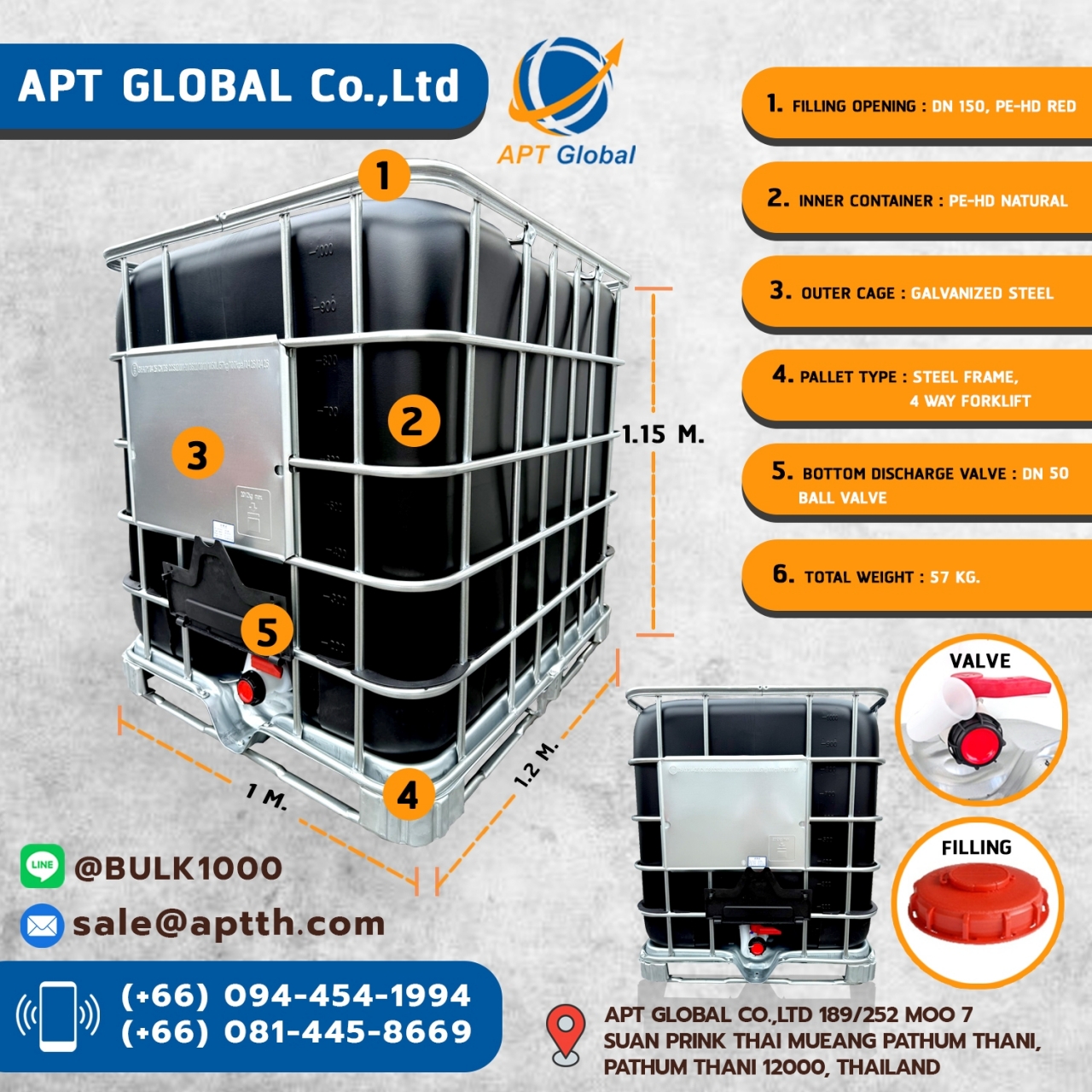 LINE_ALBUM_Bulk_Black_5290_260525_2.jpg - ถัง IBC ขนาด 1,000 ลิตร ใหม่ (ผลิตใหม่ทั้งชุด) สีดำ  | https://bulk1000.com