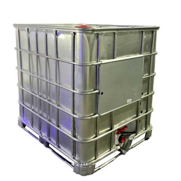 ถัง IBC ขนาด 1,000 ลิตร ใหม่ (ผลิตใหม่ทั้งชุด) Food Grade มีเหล็กหุ้ม