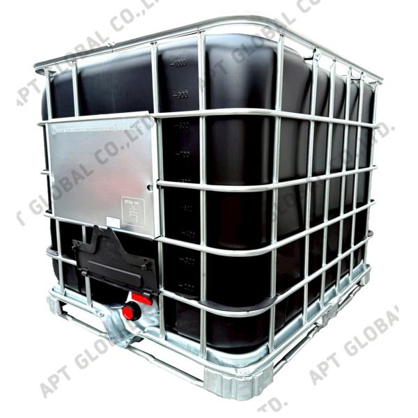 ถัง IBC ขนาด 1,000 ลิตร ใหม่ (ผลิตใหม่ทั้งชุด) สีดำ 